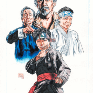 Ilustración de Karate Kid Legends de Yen San para Cinesa